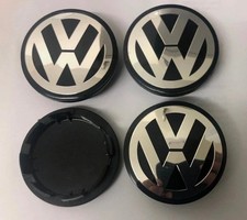 4 x Alloy Wheel Centre Hub Caps 65mm Golf Passat Sharan 3B7601171 UK Seller