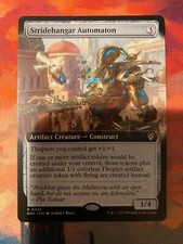 MTG Aetherdrift Stridehangar Automaton Extended Art