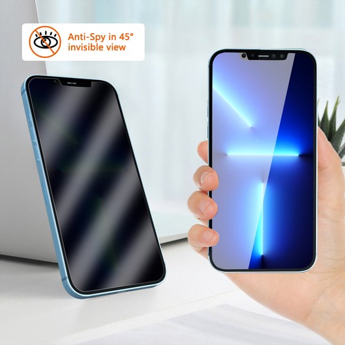 Per iPhone 14 13 12 Pro Max 11 Privacy Anti-Spia Vetro Temperato Protezione Schermo - Foto 7 di 164