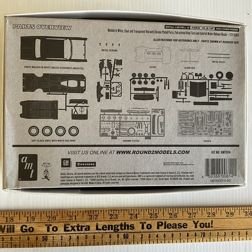 1962 Buick Electra 225 1:25 Model Kit AMT 2 In 1 Retro Deluxe Edition Open Box - Picture 6 of 18