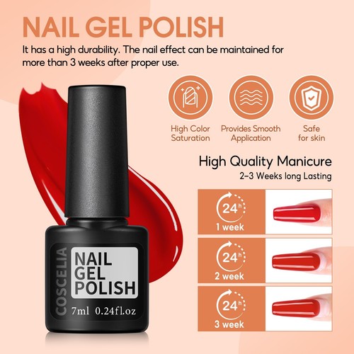20 Colors Gel Nail Polish Set Soak Off Gel Nail Starter Kit Nail Art Salon DIY - Picture 3 of 17