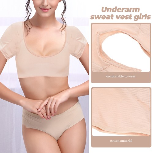 Schweißweste Damen Männer Unterhemd Achselpads Für Schwitzende Frauen - Bild 6 von 12