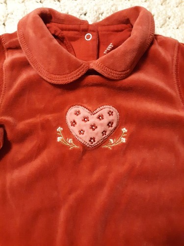 BABY GIRL'S CARTERS 9 MONTHS I LOVE DADDY ONE PIECE OUTFIT WINTER VALENTINE'S