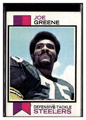 Joe Greene 1973 Topps #280 Salón de la Fama de los Pittsburgh Steelers - Imagen 1 de 2