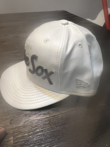 MLB New Era Chicago weiße Sox Druckknopflasche weißes Leder Sportkappe - Bild 3 von 7