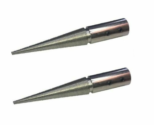 RDGTOOLS 2x POLISHING BUFFING MOP PIGTAIL 1/2" LEFT HAND THREAD X 2 - Picture 1 of 2