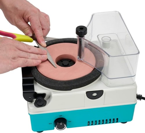 Shinko Manufacturing Homecutter STD-135F Affilacoltelli con set di 3 pietre - Foto 5 di 8