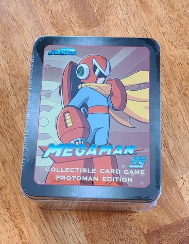 New! Jasco Megaman Protoman Edition UFS CCG Collectible Card Game Metal Tin - Picture 2 of 11
