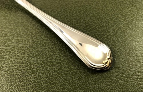 Fourchette à entremet CHRISTOFLE modèle OCEANA GOLD ventes exceptionnelles métal argenté et doré 17 cm