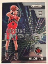 2020-21 Panini Prizm #18 Malachi Flynn Toronto Raptors Instant Impact