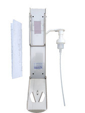 Best Sanitizers MD10003 1-2 Knockout Wrist-Activated Dispenser Stainless Steel