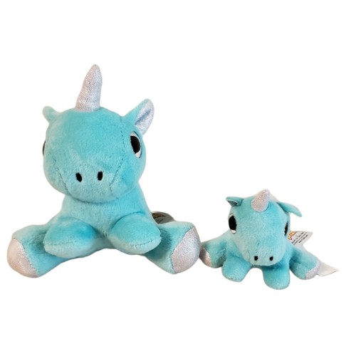 Surprizamals Mama Mom & Baby Plush Unicorns Unicorn Umi Yuri Blue Teal Series 2 - Picture 2 of 4