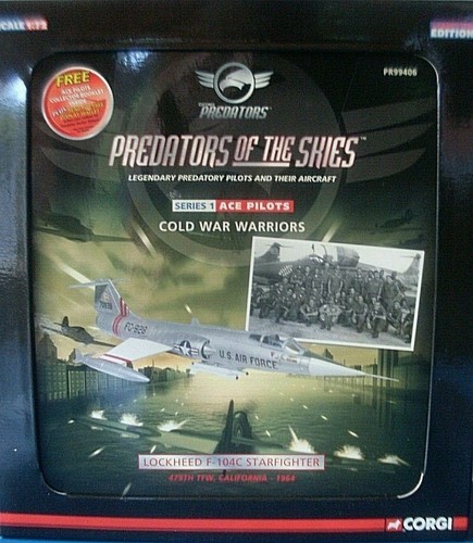 CORGI LOCKHEED F-104C STARFIGHTER,USAF, 479th TFW, CALIFORNIA 1964 NEW. PR99406 - Picture 7 of 11