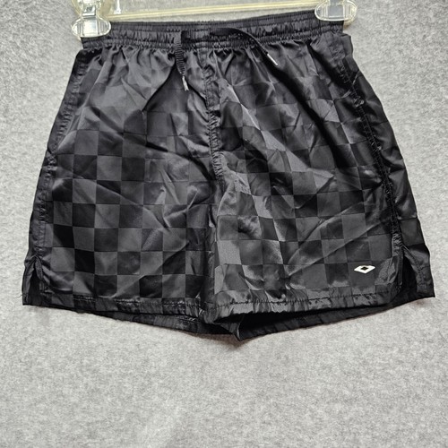 Umbro Youth Small Black Flat Front Hot Pants - Picture 3 of 9