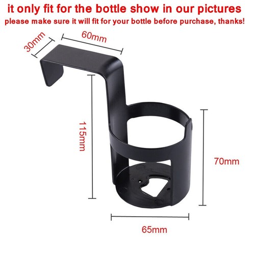 2x Car Water Cup Holder Drink Bottle Portable Window Door Hook Stand Container - Picture 2 of 12