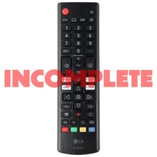 INCOMPLETE LG OEM Remote Control for Select LG TVs - Black (AKB76040302)