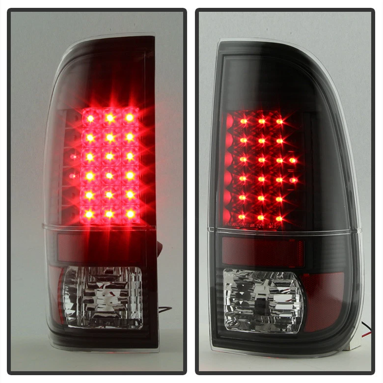 Black 2008-2016 Ford F250 F350 F450 SuperDuty LED Tail Lights Brake Lamps - Image 3 of 4