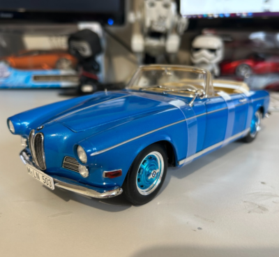 BMW 503 Revell 1:18 Die cast Model Car – Blue New Boxed, very rare