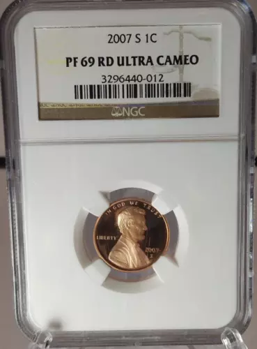2007-S US Lincoln Memorial Proof Cent PF69RD ULTRA CAMEO NGC
