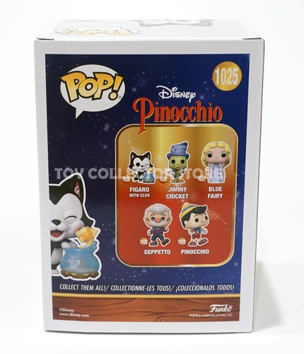 Funko Figaro con Cleo el pez 1025 Disney Pinocho gato vinilo con protector POP - Imagen 4 de 6
