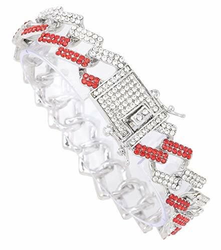 Bling'ed Out Hip Hop Uhr & ZZ Halskette oder Halskette & Armband Set - ZZNB 001 - Bild 48 von 77