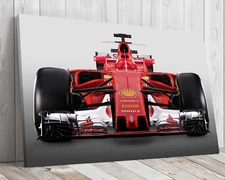 Iconic Formula One Race Car, mounted canvas ready to hang