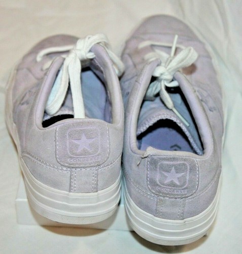 Converse Chuck Star Player Ox Purple White Suede Size Women’s 10 Mens 8 162661C - Picture 4 of 6