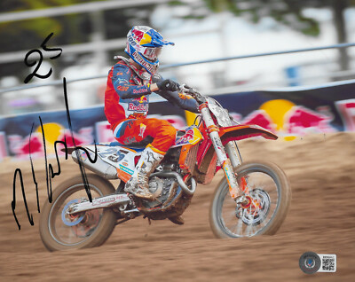 Marvin Musquin supercross, motocross, signed autographed 8x10 photo,proof COA. Marvin Musquin supercross, motocross, signed autographed 8x10 photo,proof COA.