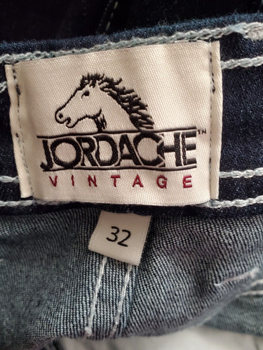Jordache Vintage Jeans NWT 34 x 30 High Rise Straight Leg Heather 80s Y2K READ - Picture 10 of 16