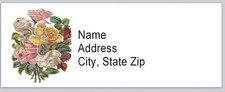 Personalized Address Labels Beautiful Flowers Roses  bx 538