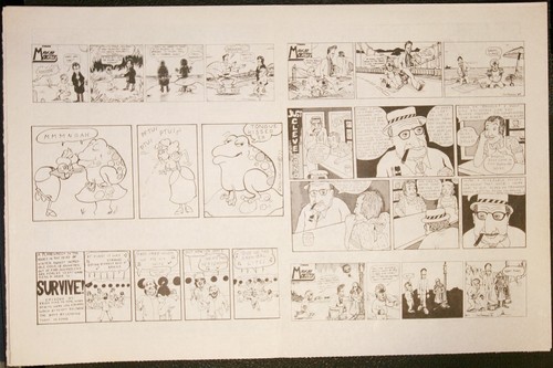 MONDAY FUNNIES #1 - 5.5, OW-W - Tabloid - Comix - 1st printing - Tough to find - Picture 2 of 2