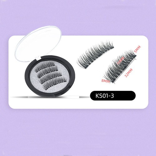 Magnetic Eyelashes Eyelash Magnets Reusable False Lashes with Box - Picture 3 of 8