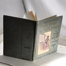 1911 The Great War on White Slavery - Salesman’s Sample - Pictorial Cloth 