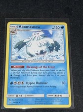Pokemon RARE ABOMASNOW Sun & Moon Ultra Prism 38/156 NM/Mint PACK FRESH