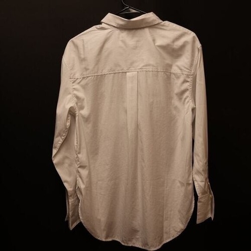 Madewell Relaxed Everf mid weight Flat Button Front Long Sleeve Lrg Pocket Sze S - Picture 7 of 20