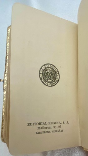 VTG FIRST COMMUNION BOOK (Spanish Book) DIVINE JESUS CHIRST c1958 ED. REGINA - Imagen 7 de 10