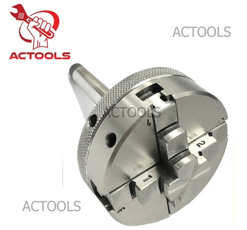 Mandril autocentrado 4 mordazas 65 mm 2-1/2" con mordazas reversibles MT1 vástago 1MT eje - Imagen 2 de 14