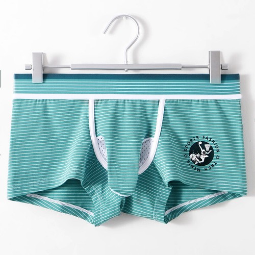 Ropa interior de algodón para hombre, calzoncillos boxer sexy transpirables con diseño de nariz de elefante - Imagen 11 de 18