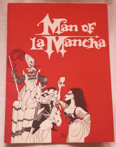 Man Of La Mancha Theater Play Program 1977 Vintage Cervantes Richard Kiley - Imagen 2 de 12