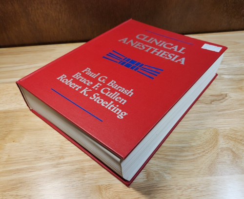 Clinical Anesthesia by Barash, Cullen, Stoelting (1988, Hardcover) Lippincott - Picture 5 of 11