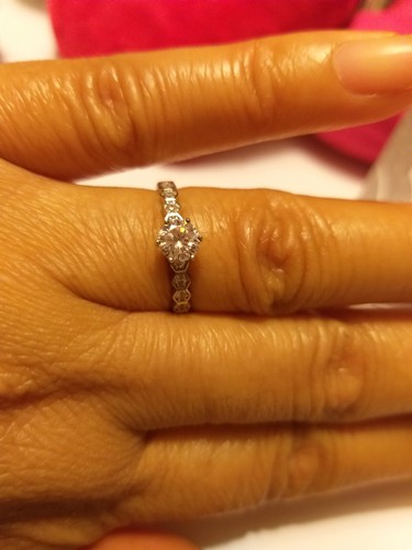 Anello Fidanzamento Anniversario in Argento Sterling 925 con cubic zirconi - Foto 5 di 6