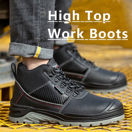 Botas de Trabajo Impermeables Seguridad Puntera de Acero Zapatos Indestructibles Zapatos Protectores Hombres - Imagen 3 de 32