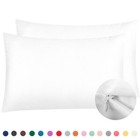 Luxury Satin Pillowcase for Hair and Skin - Satin Pillow case with Zipper