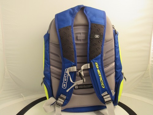 Genuine OGIO Team SHERCO Laptop Travel Accessory Blue/Yellow 28L BACKPACK 8611 - Picture 8 of 11