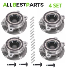 Front & Rear Wheel Hub Bearing Kit Fits Audi A4 A6 A8 Q5 S6 S7 B8 4G 2009-2018