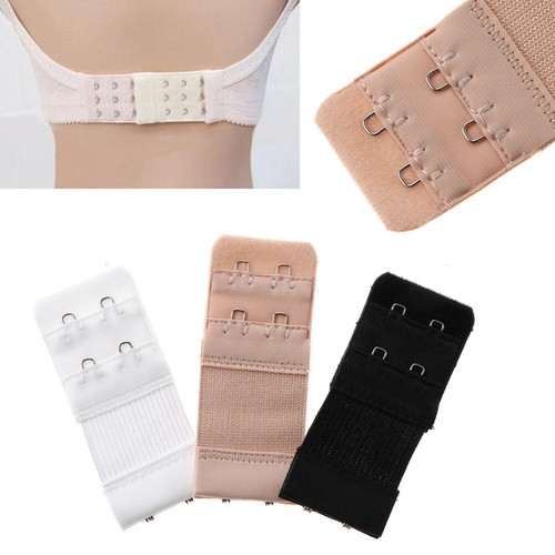 Bra Extender Strap Extension Lengthened Adjustable Replacement Buckle 2 Hooks. ต - Afbeelding 5 van 30