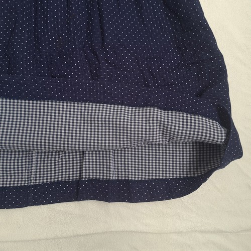 Vestido Brooks Brothers rojo polar línea A talla UK18 EU46 US14 algodón plisa... - Imagen 14 de 19