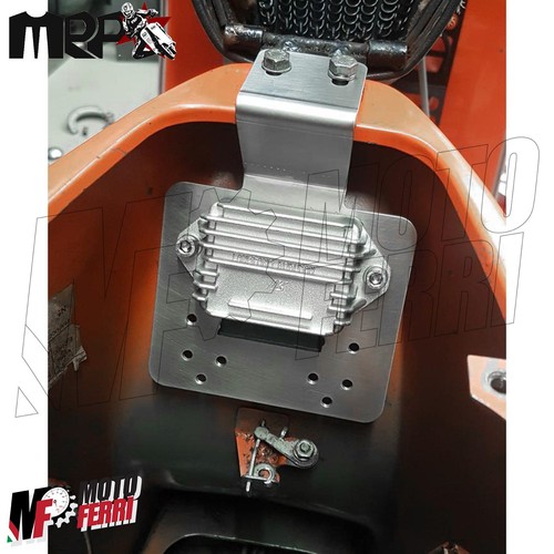 MF1707 - Placa De Acero MRP Soporte Centralita Regulador Vespa 50 125 Small - Imagen 2 de 7