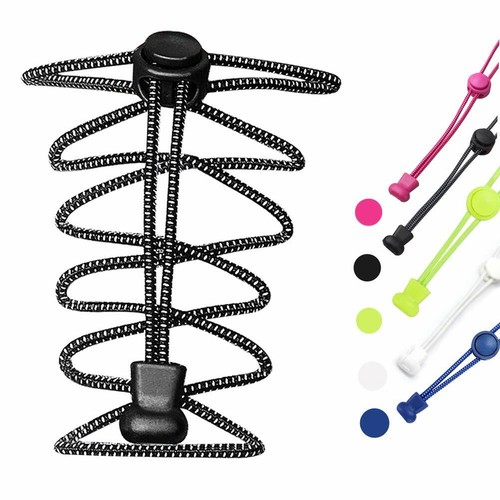 No Tie Elastic Lock Lace System Lock Shoe Laces Shoelaces Runners Kids