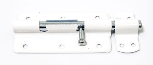 Cerradura de perno cerradura cerradura de puerta cerradura de cajón 150 mm sello deslizante blanco - Imagen 2 de 3